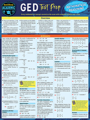 cover image of GED Test Prep--Mathematical Reasoning